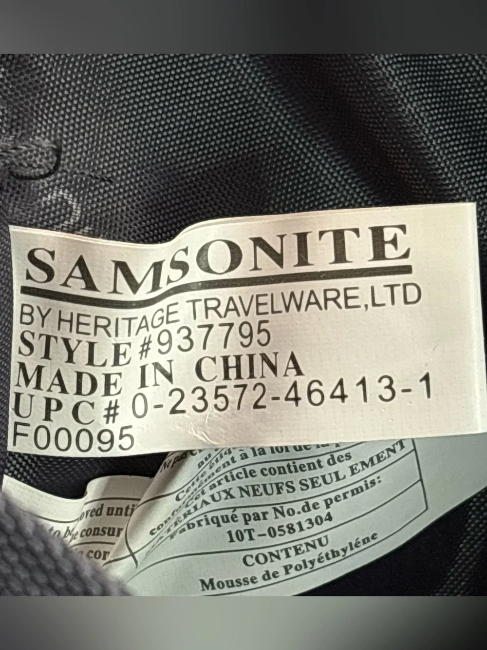 Samsonite Black Laptop Messenger Bag Briefcase Carry on Travel Busines 937795
